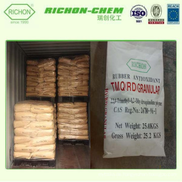 Großhandelspreis polymerisiert 2,2,4-Trimethy-1,2-Dihydrochinolin / Gummi Antioxidans TMQ / RD